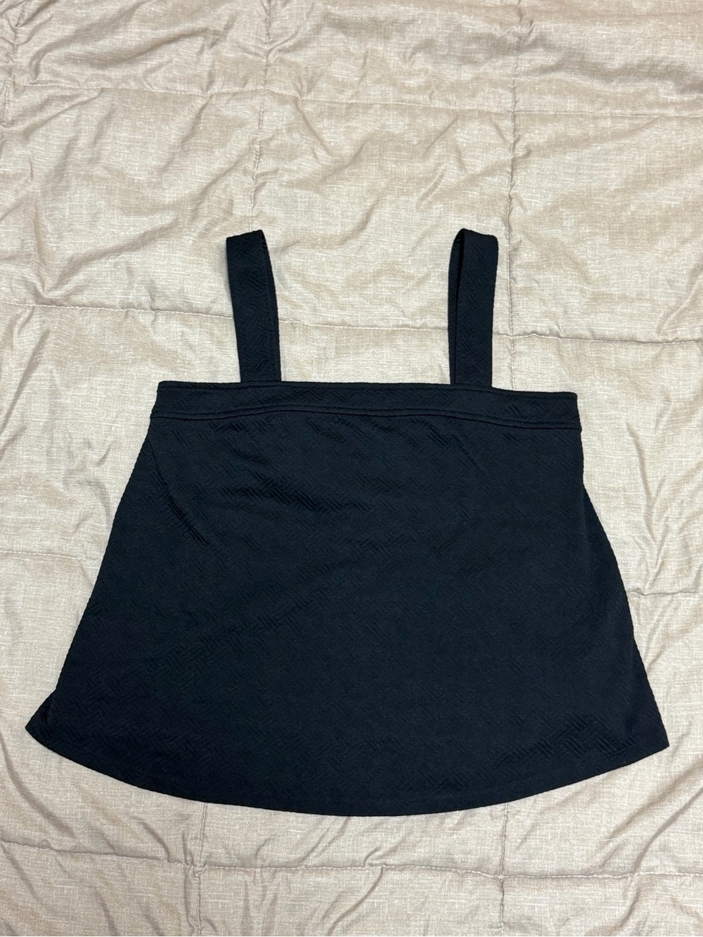 Sunday in Brooklyn Black Textured Tank Top Blouse Small Like New